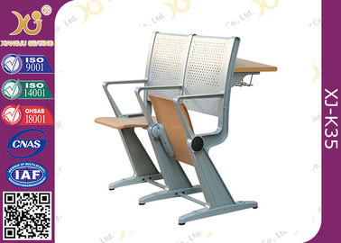 China Student Intelligent Desk And Chairs Plywood / Steel Back For College Furniture supplier